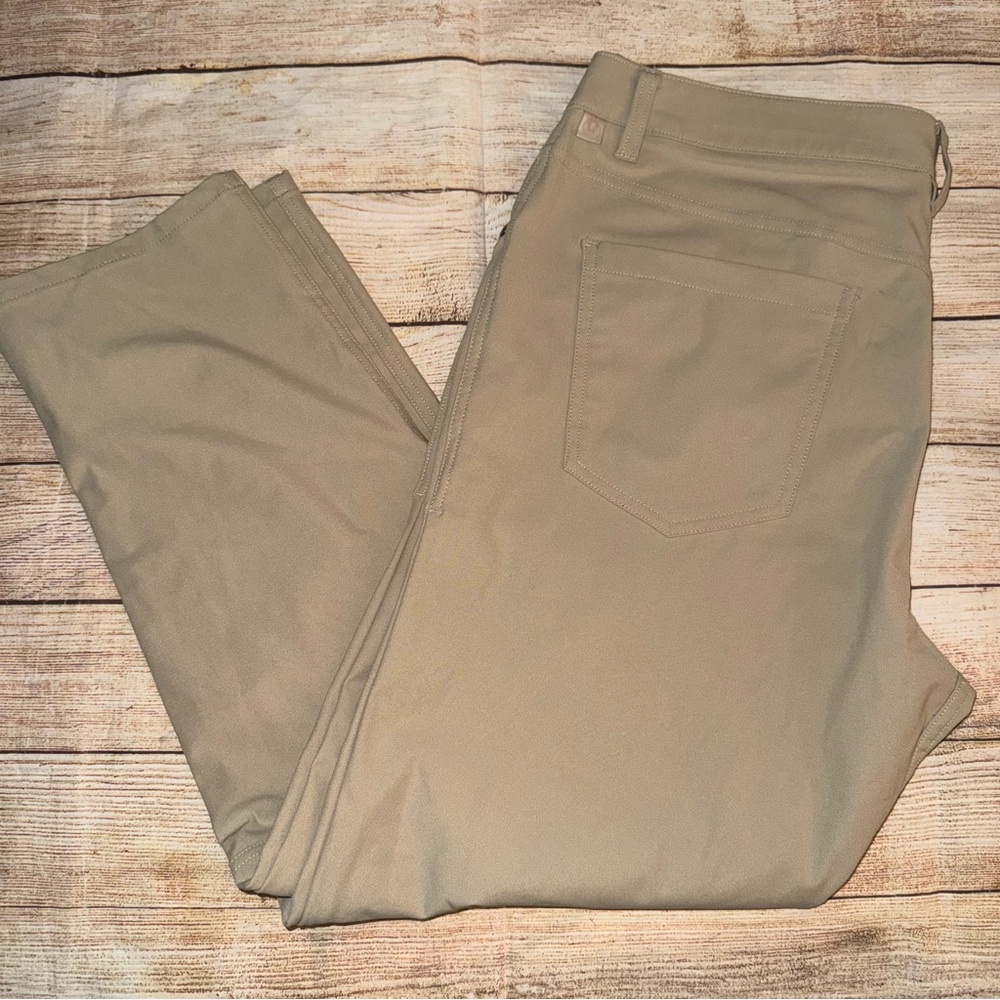 Lululemon ABC Khaki Trousers Pants 33